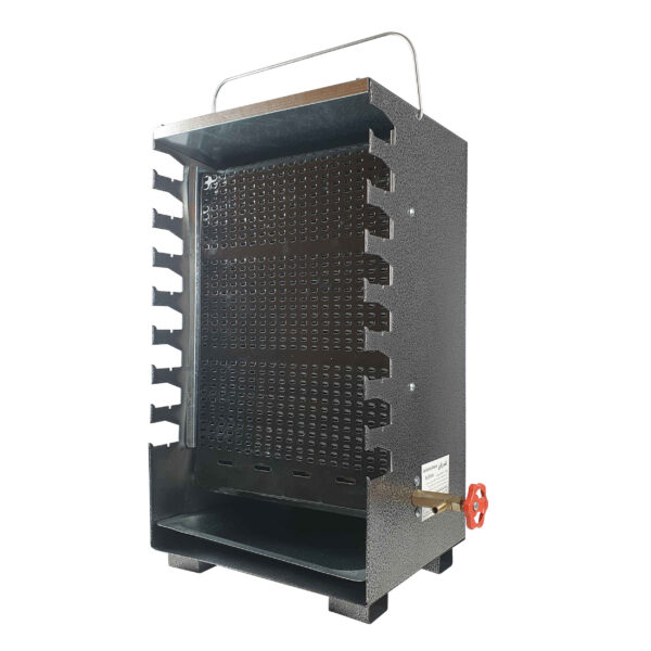 垂直烤肉燃气烤架 – 无烟，8 串，适合室内及户外使用