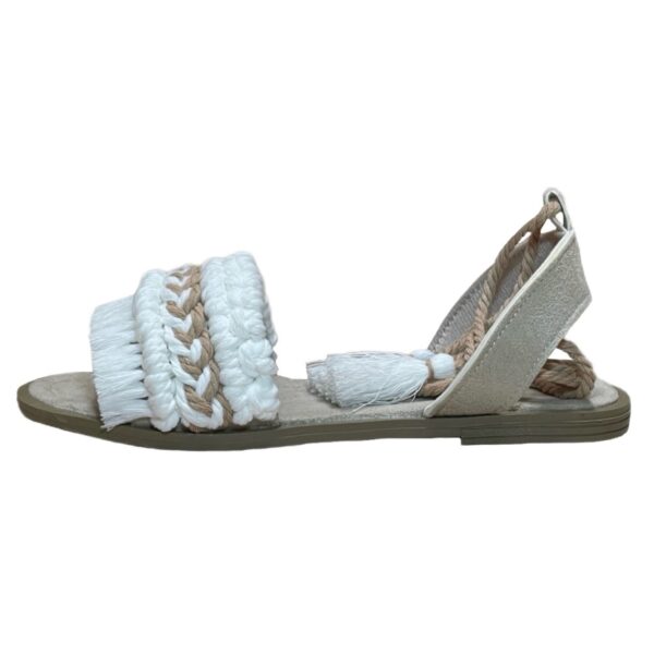 手工编织背带平底凉鞋，波西米亚设计，Sh04款