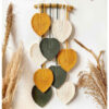 Thumbnail 2: 波西米亚风编绳挂饰 – 彩色树叶款