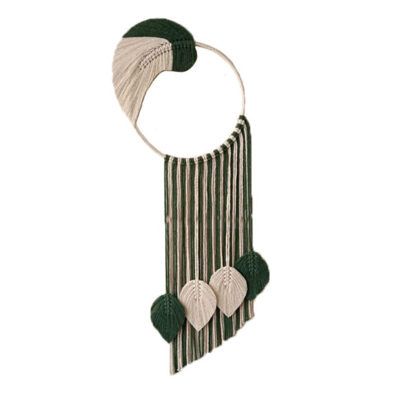 波西米亚风编绳墙挂 – Leaves款