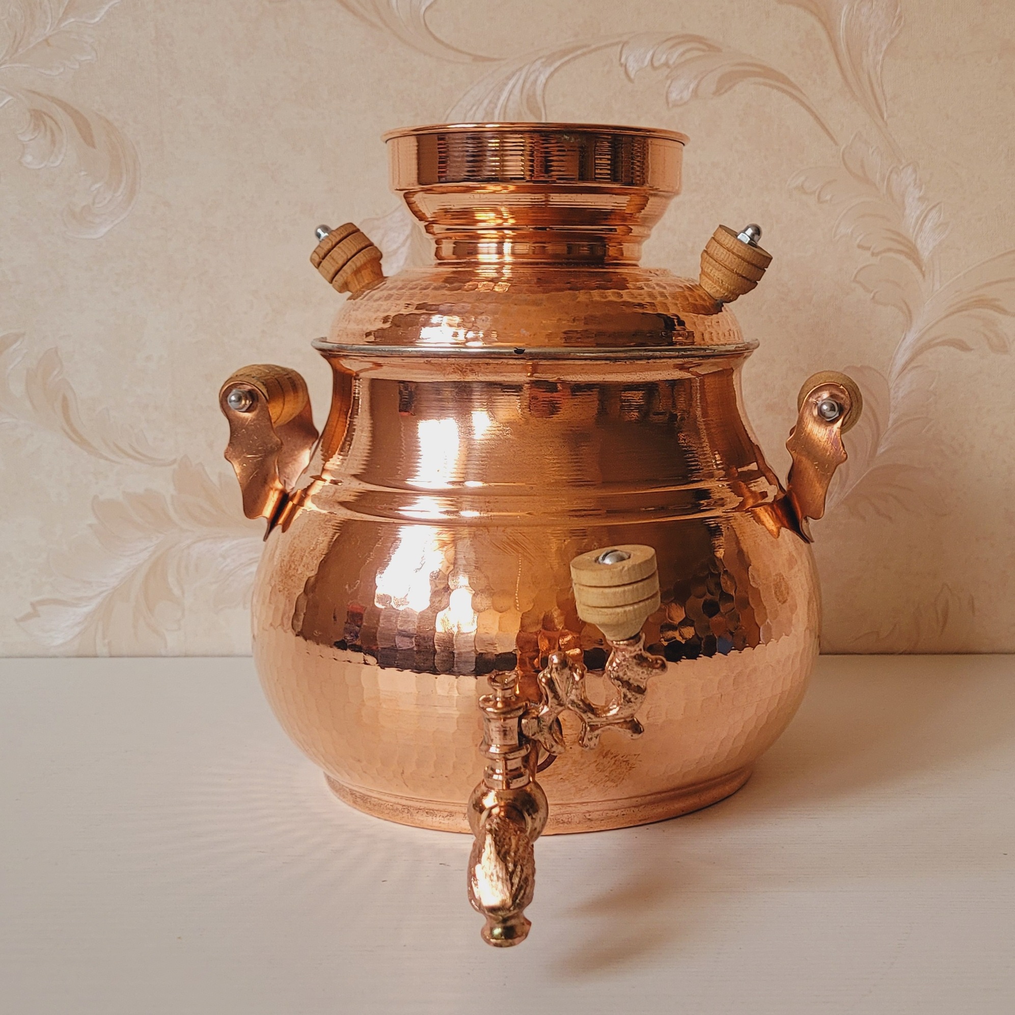 波斯铜炉顶 Samovar 茶具 – Zohreh 型号