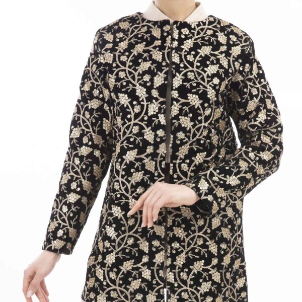 波斯刺绣女款Manto，型号Sequin Work