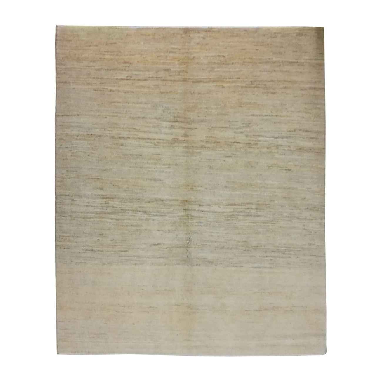 Main image of 波斯加贝毯羊毛地毯 手工编织于伊朗 奶油色