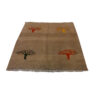 Thumbnail 6: 波斯加贝毯羊毛地毯 手工编织于设拉子 树图案棕色