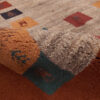 Thumbnail 6: 波斯加贝毯羊毛地毯 手工编织于设拉子 带边框栗色