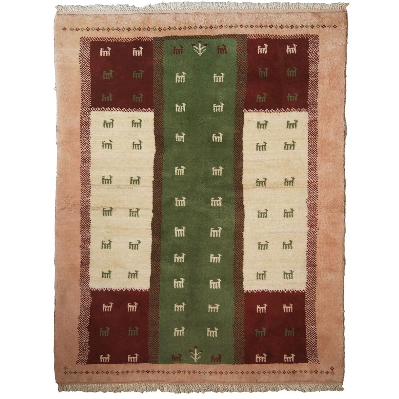 Main image of 波斯卡什库利加贝毯羊毛地毯 手工编织于法尔斯 动物图案