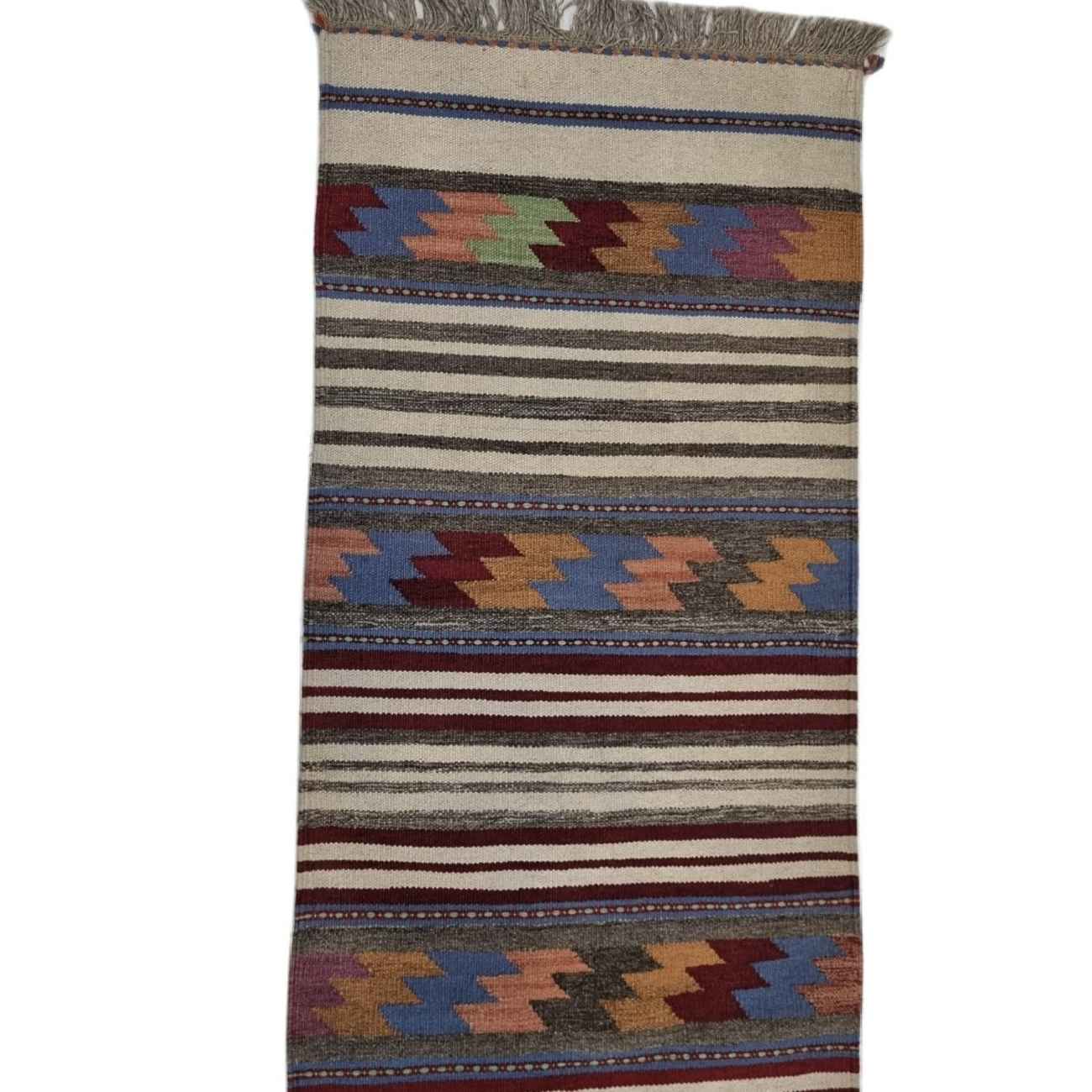 波斯地毯桌旗 – 传统条纹款