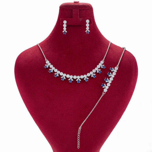 波斯银饰珠宝套装 配红宝石 女款