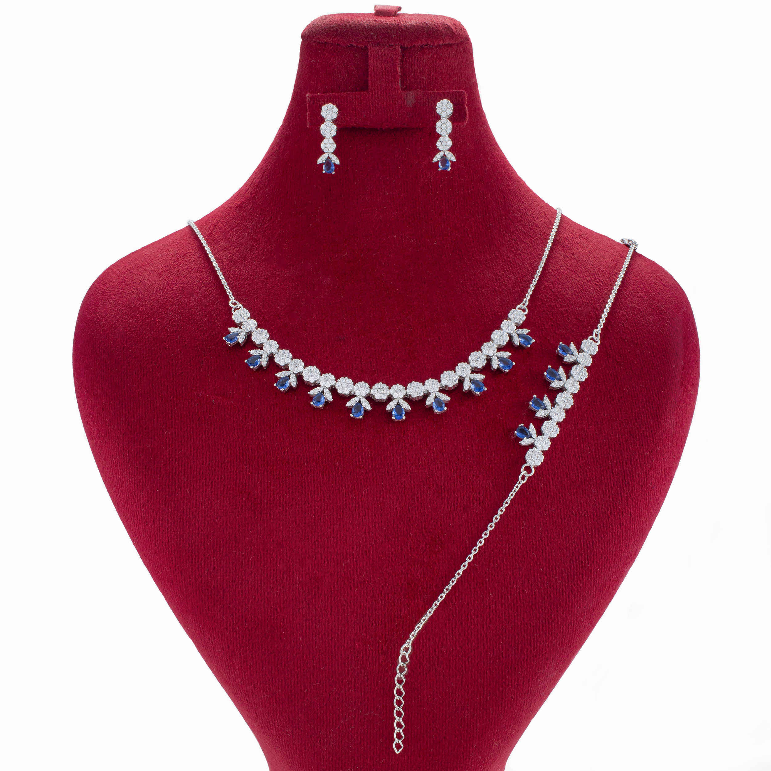 Main image of 波斯银饰珠宝套装 配红宝石 女款