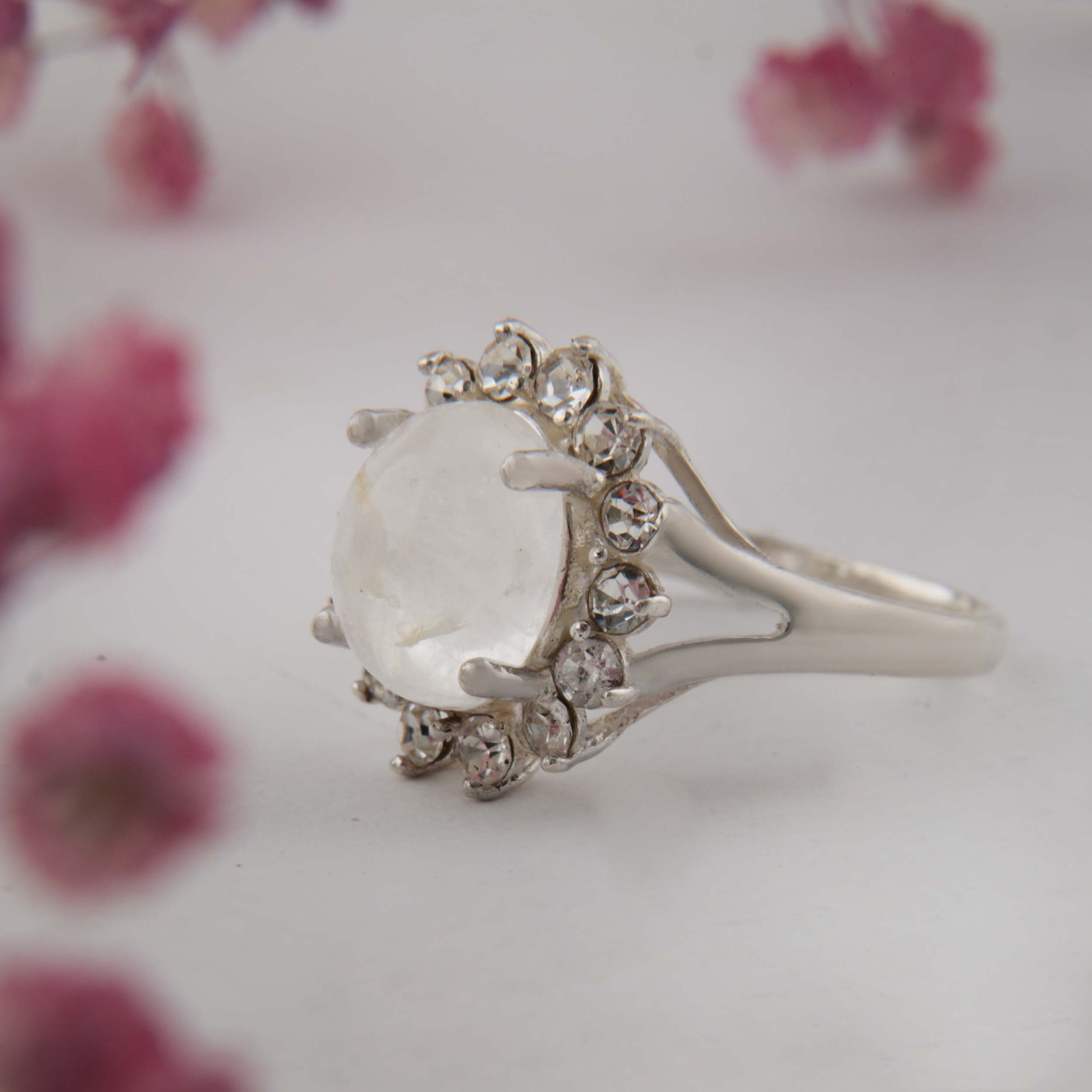 Dur-e Najaf 女款订婚银戒指 Bliss