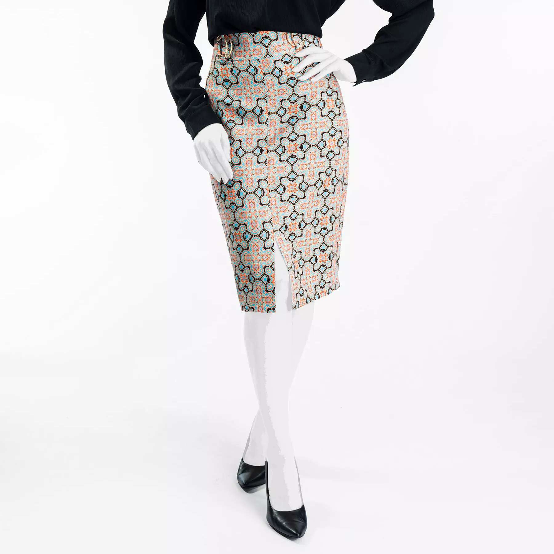 Main image of 波斯紧身女款半身裙，无缝设计