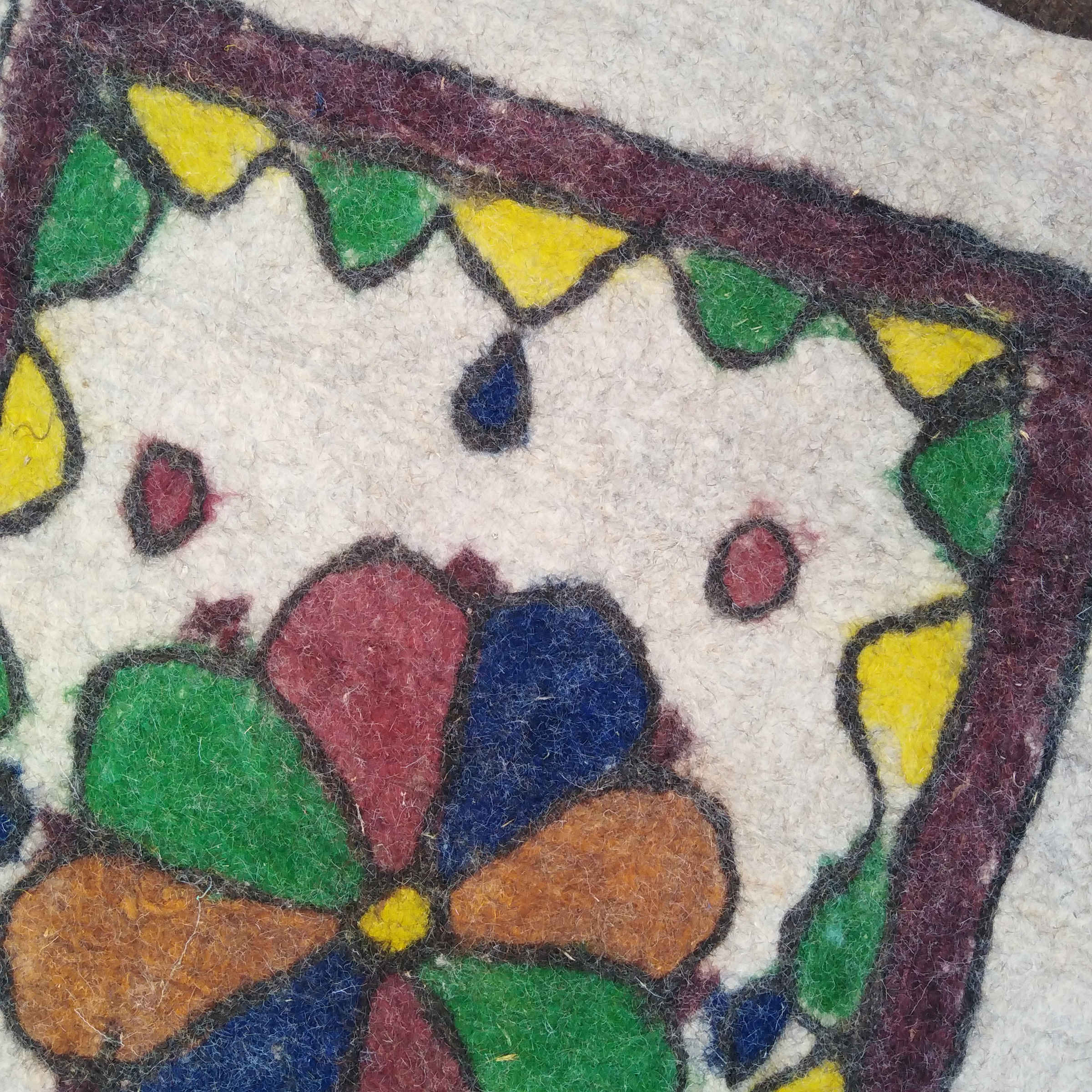 波斯羊毛毡地毯 100%天然手工制作 鲁克莎娜