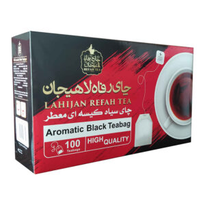 高级伊朗Lahijan Refah香味红茶茶包 – 100包（3套）