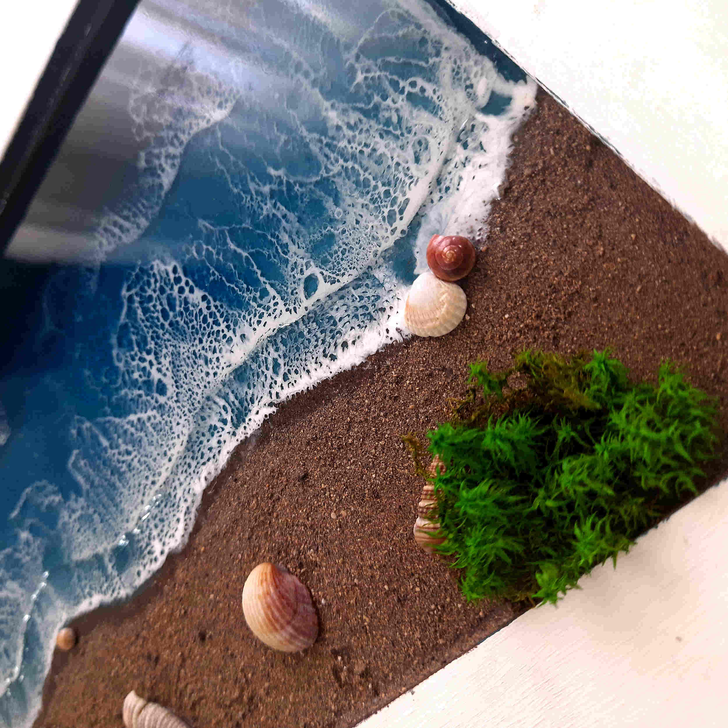 树脂钥匙挂钩 – 五钩海滩款