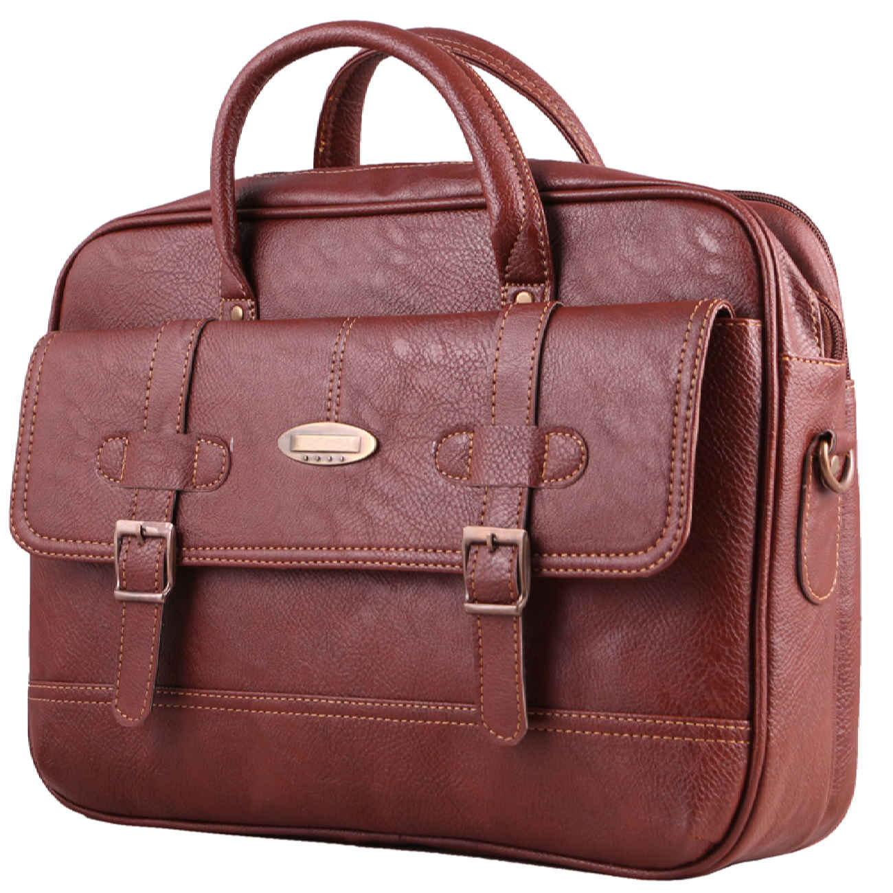 Main image of 宽敞皮革公文包 – 适合13-15寸笔记本 MA1-96款