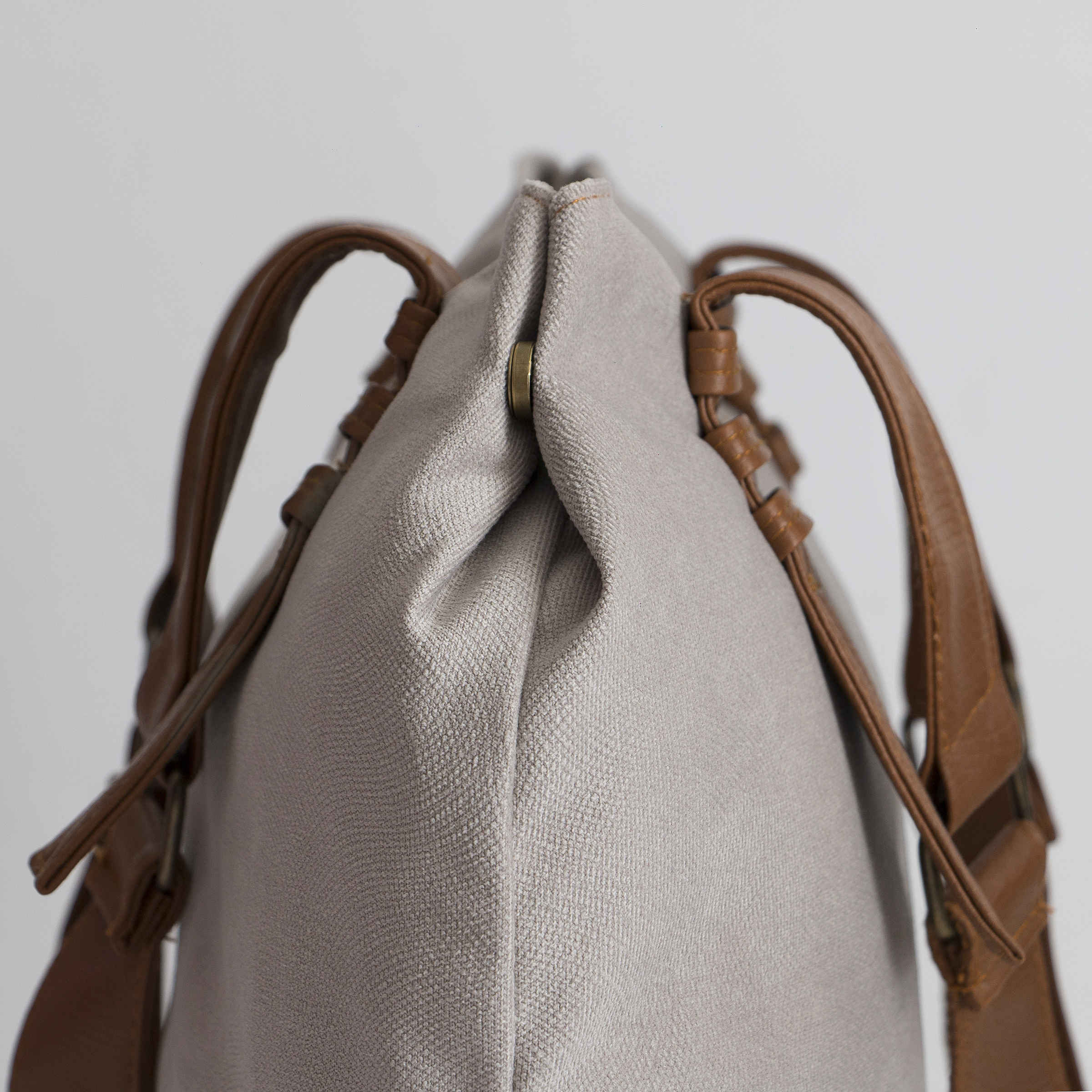 皮革手柄托特包 – Rozhand款