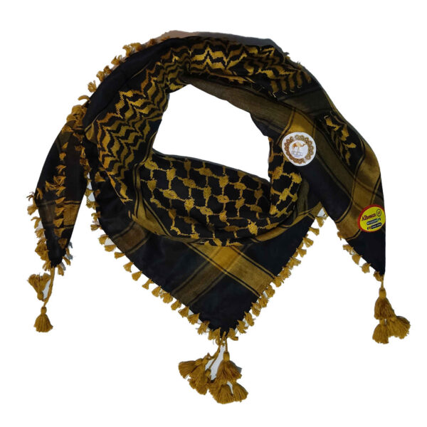 男女通用沙漠围巾 —— 轻量涤纶Keffiyeh，阿拉伯风格