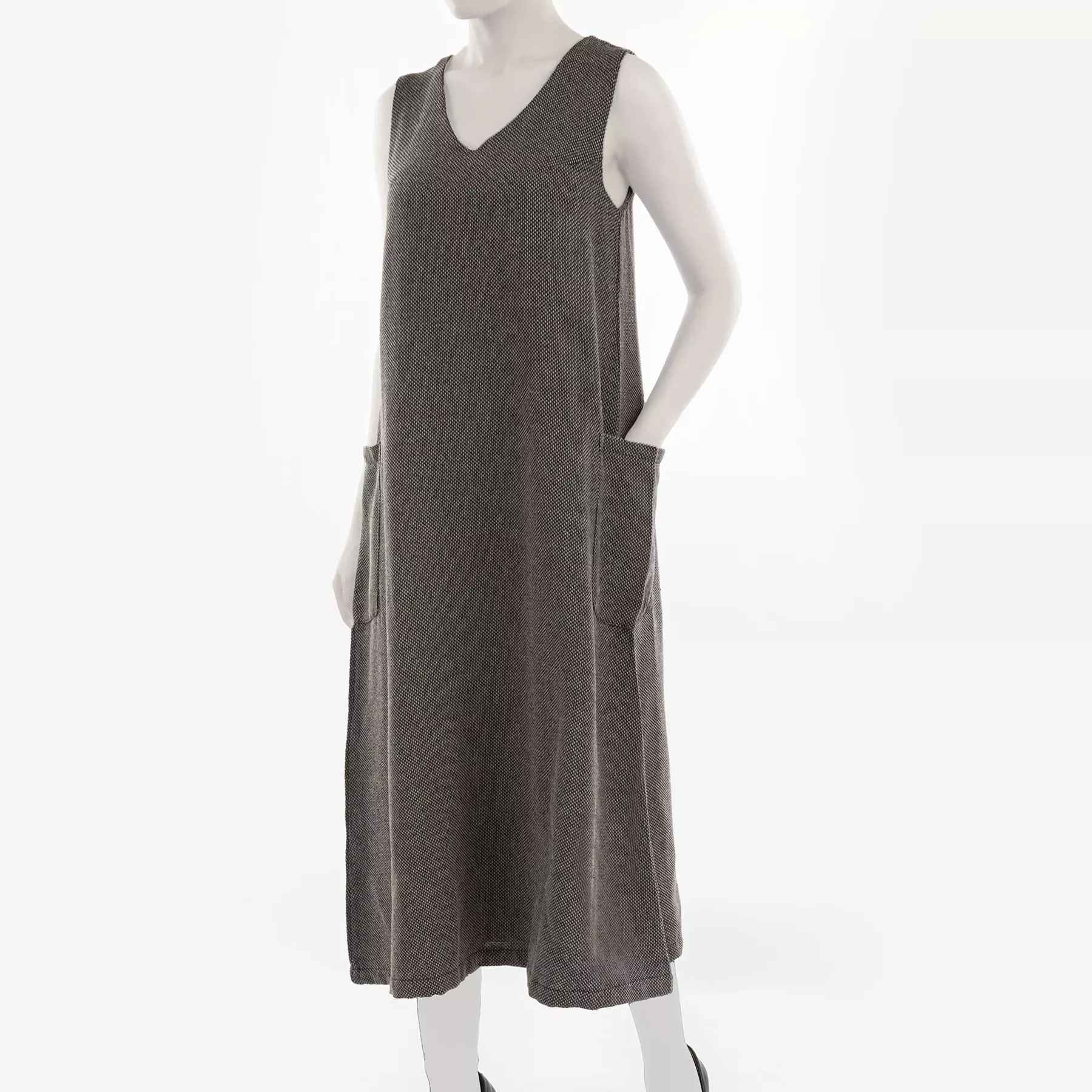 Main image of 女款无袖西装马甲，带双口袋