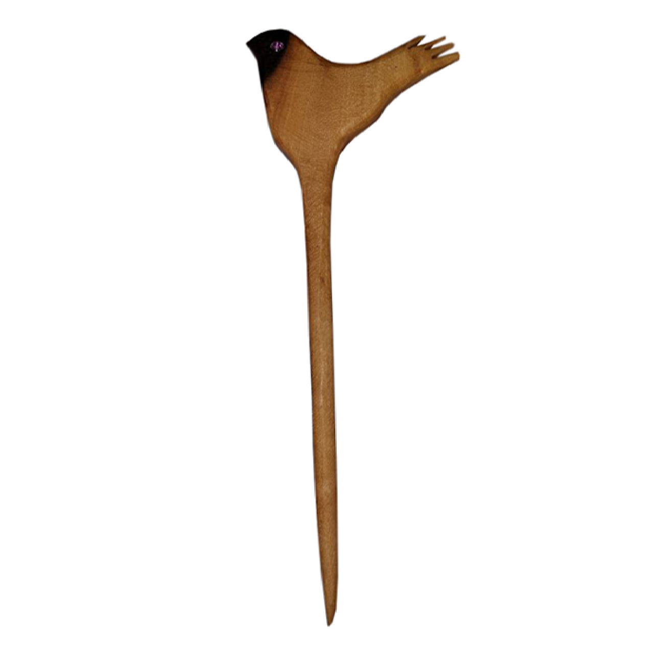 Main image of 木质发簪 – 女士手工制作，鸟型款