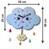 Thumbnail 3: 木质儿童挂钟 – 开心小云设计