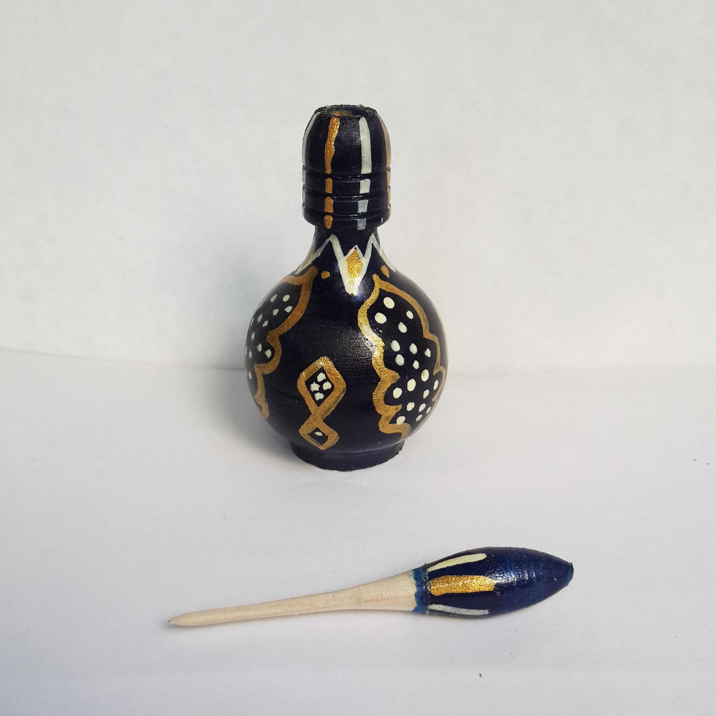 木制波斯 Surma Dani 眼影瓶，传统海军蓝款（x2）