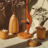 Thumbnail 3: 手工装饰木质小花瓶 – 极简 & 乡村风 棕色