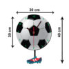 Thumbnail 3: 木质儿童挂钟 – 足球款式