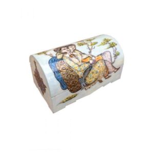 手工骨质首饰盒，波斯风格莱莉与马吉农设计