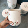 Thumbnail 4: 花卉设计陶瓷储物罐套装（3 件）