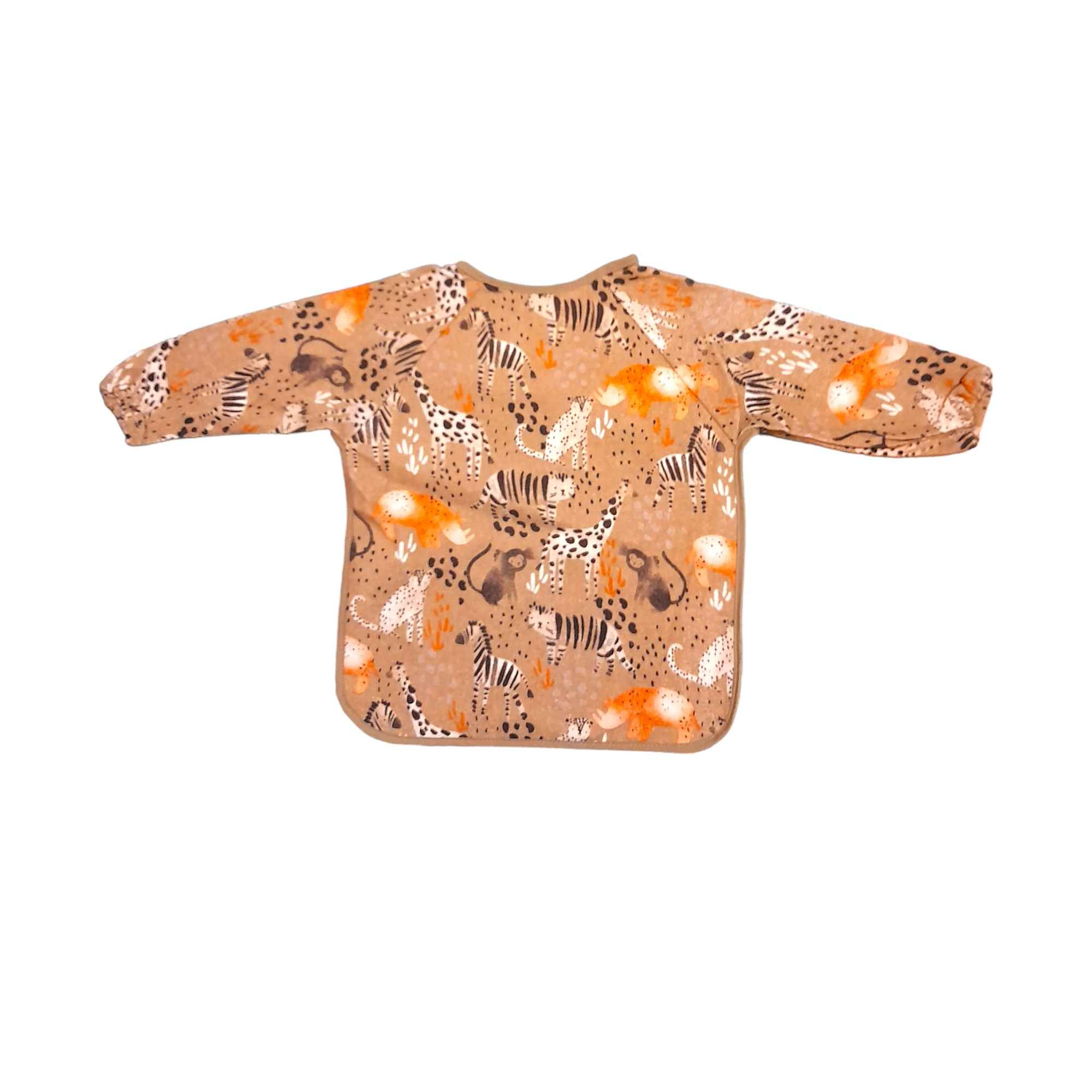 Main image of 可爱婴儿围嘴 – 带袖，动物款