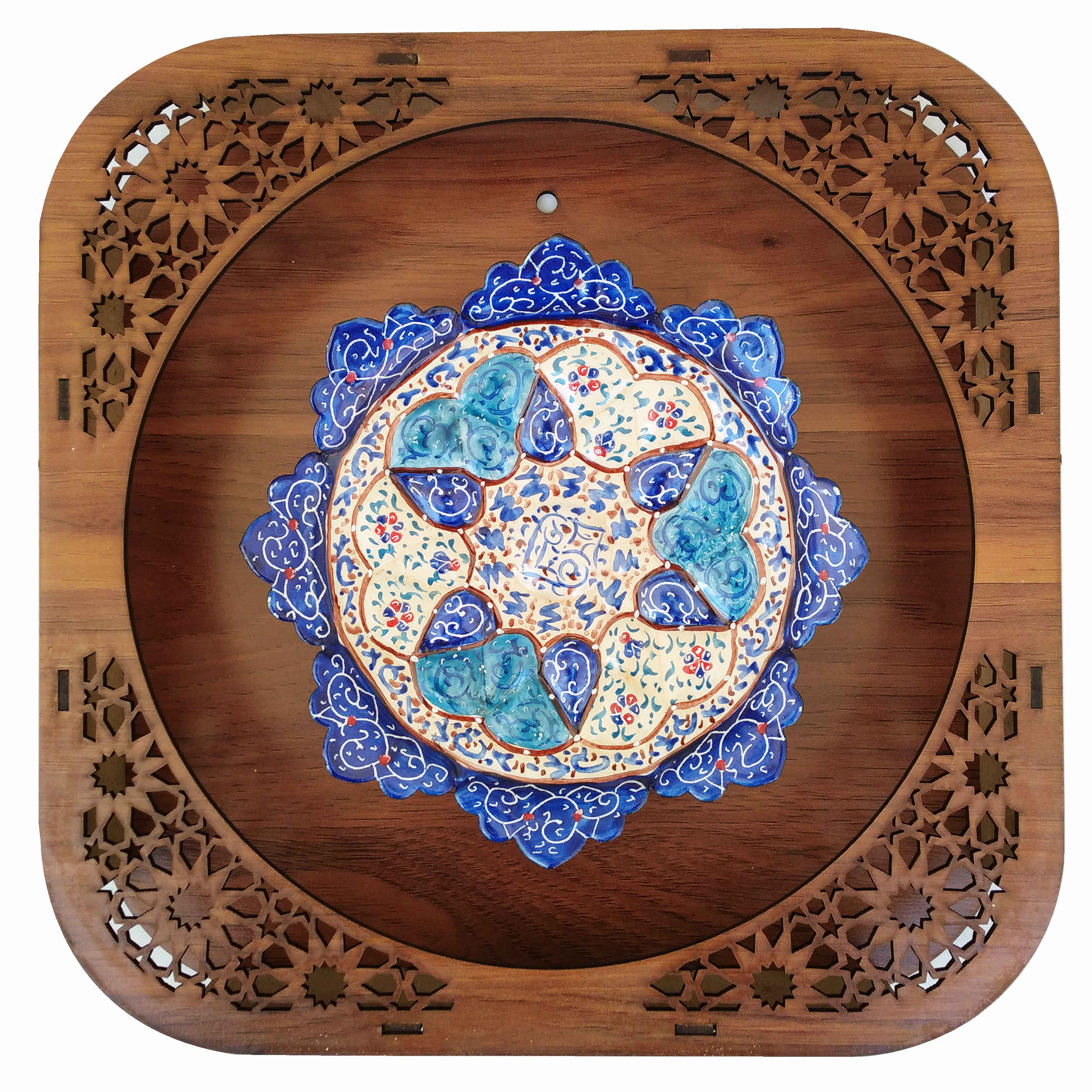 Main image of 装饰铜盘——波斯掐丝珐琅手绘搪瓷墙饰