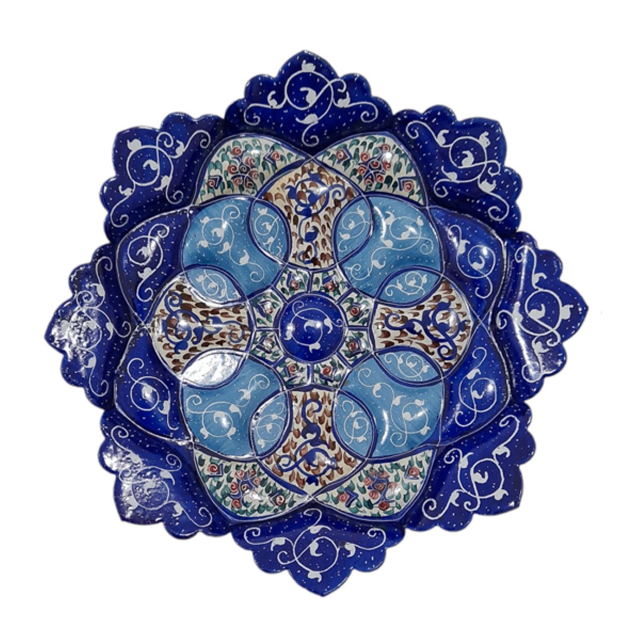 Main image of 装饰铜盘——波斯掐丝珐琅，适用于墙面与桌面装饰