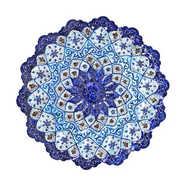装饰铜盘——波斯掐丝珐琅手绘搪瓷墙饰