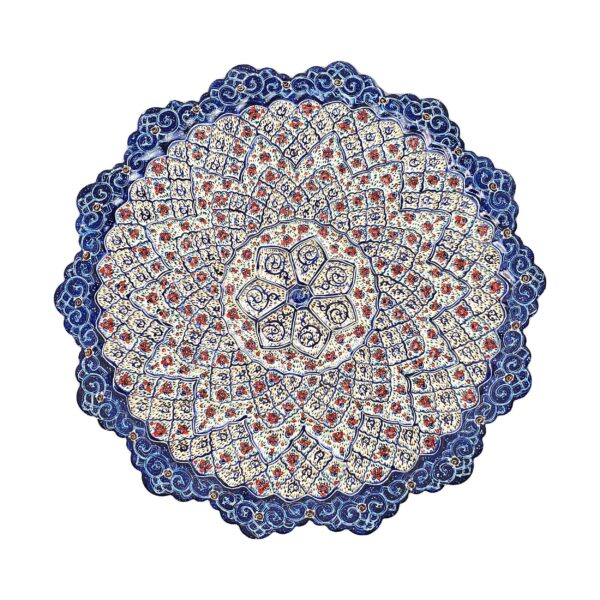 装饰铜盘掐丝珐琅——手绘搪瓷工艺