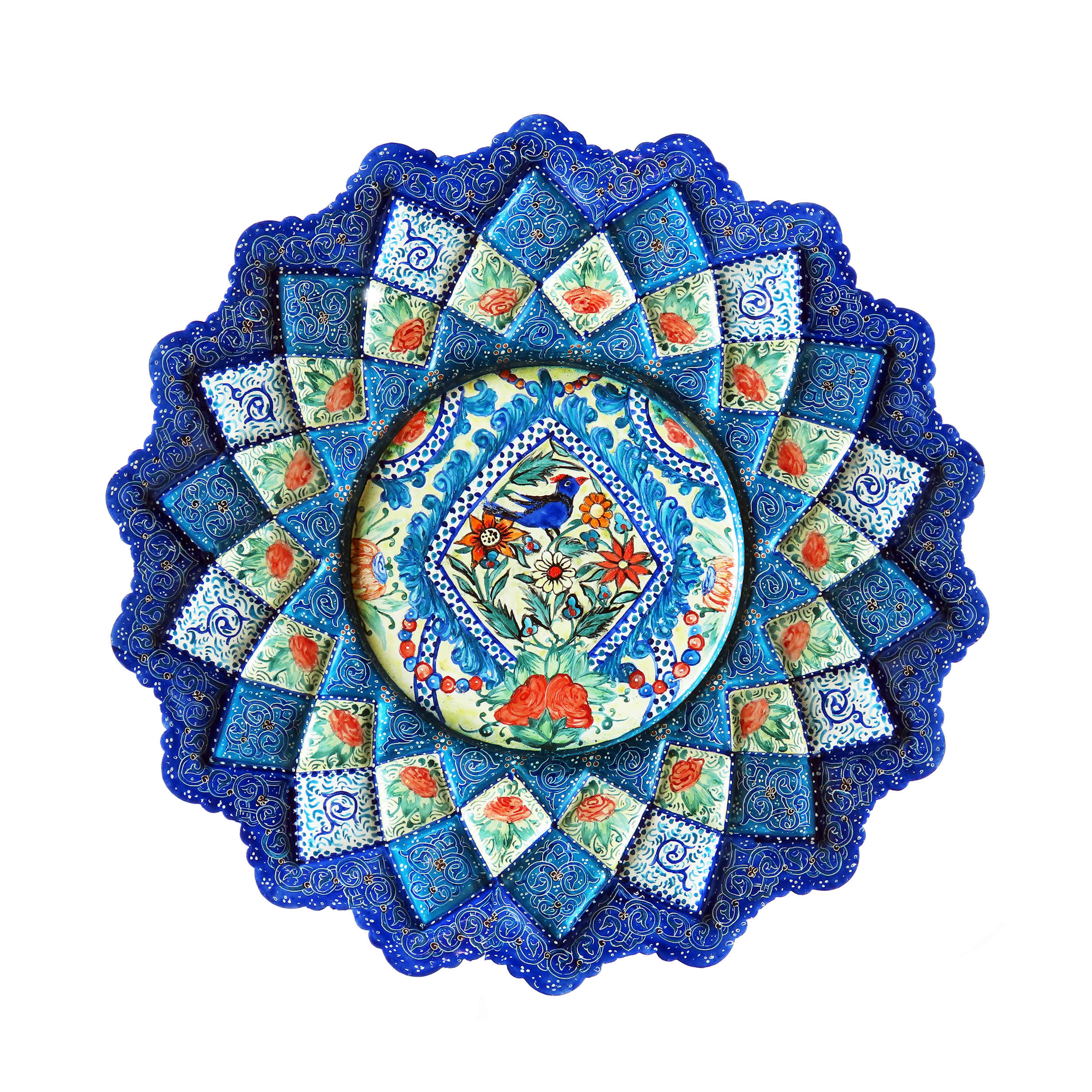 Main image of 装饰铜盘掐丝珐琅——手绘花卉搪瓷工艺