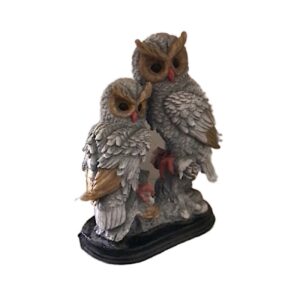 猫头鹰装饰雕像 – 手工艺艺术品
