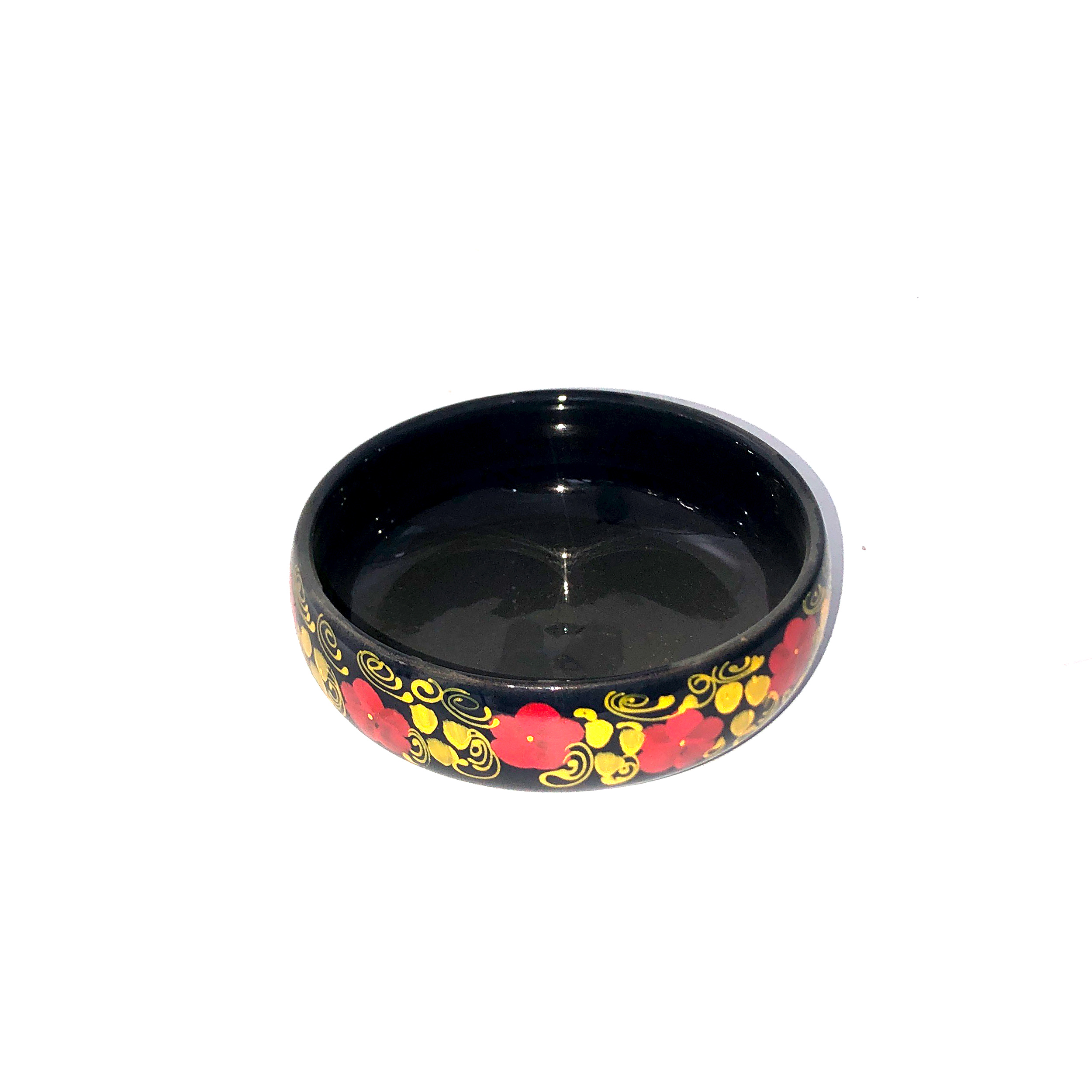 装饰陶瓷碗 – 花卉图案，家居装饰