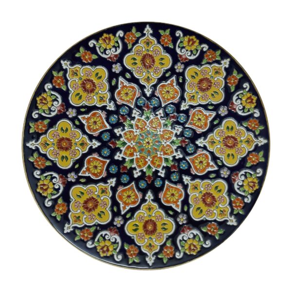 装饰陶瓷盘——波斯掐丝珐琅艺术搪瓷壁挂盘