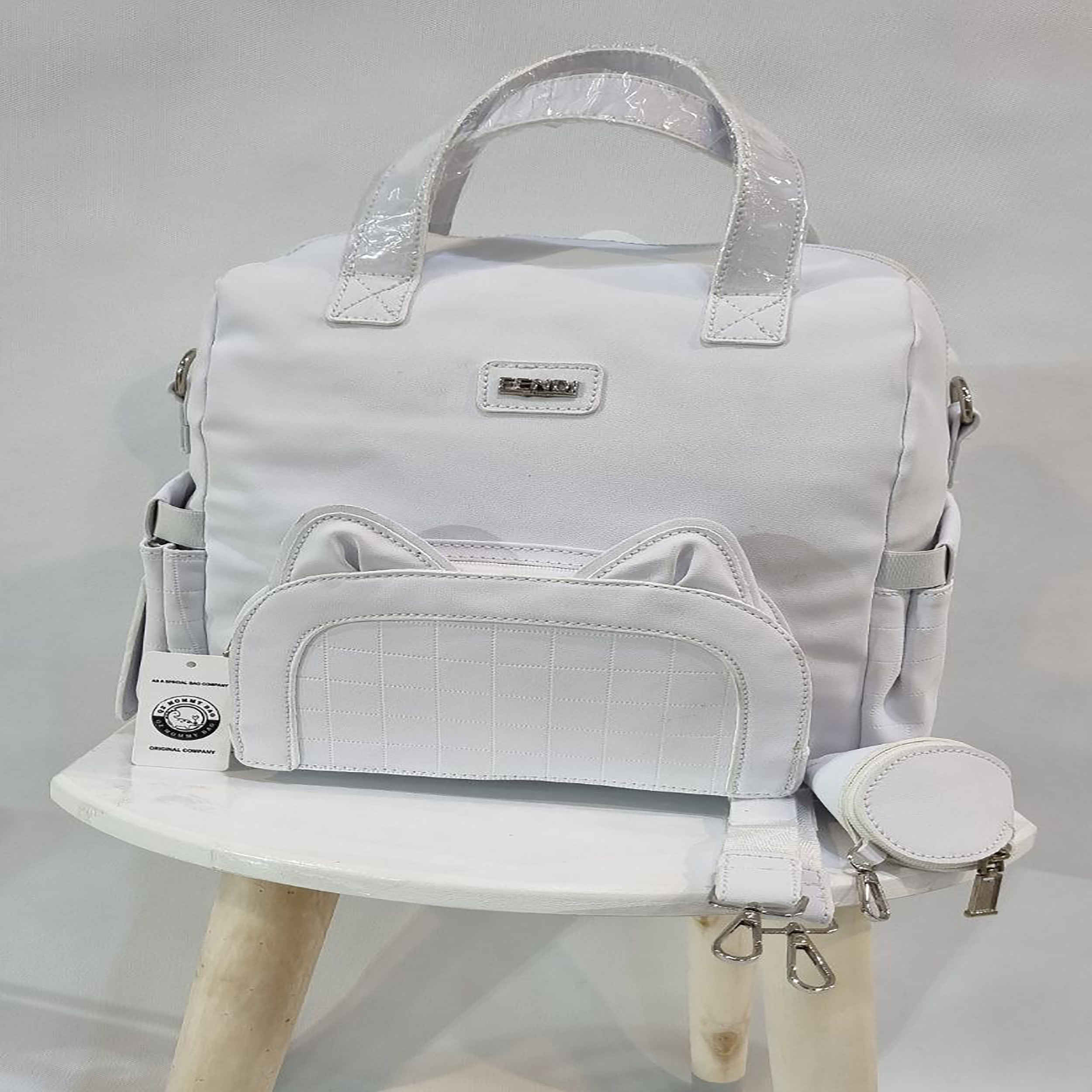 侧袋式尿布包 – 婴儿用品收纳，QZ 猫款