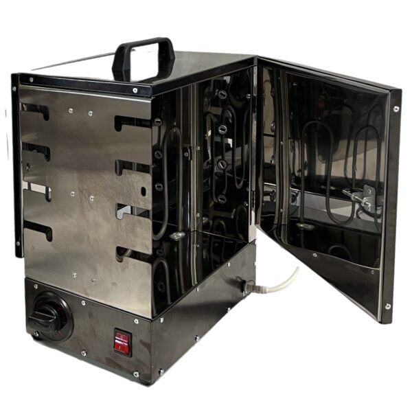 电动烤肉炉 – 12 串，两面加热，带烹饪计时器