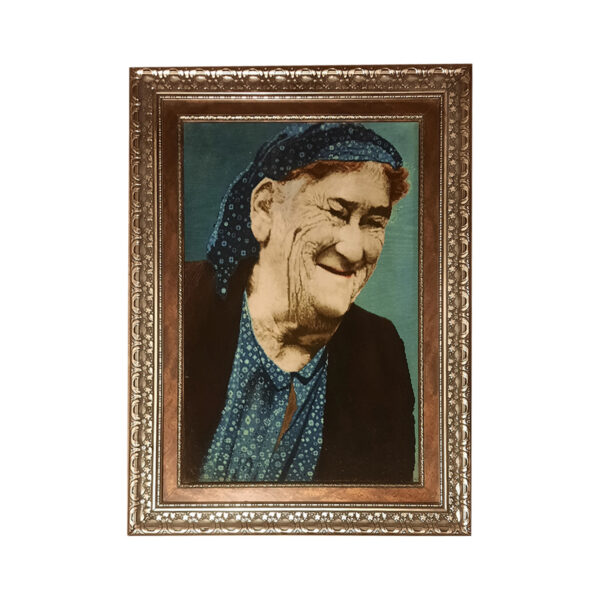 手工波斯丝绸挂毯 – 塔布里兹，老妇人图案