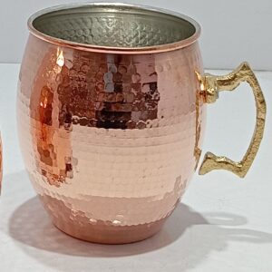 波斯铜杯 – 手工带把手冷饮杯 – Yas款