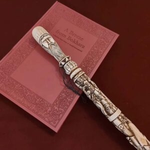 伊朗民族古董四十面德尔维什手杖