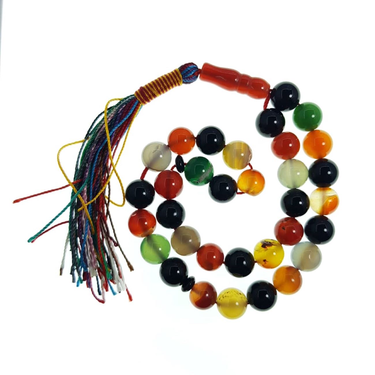 Main image of 伊斯兰玛瑙念珠 —— 33颗祈祷珠 Tasbih Omolbanin