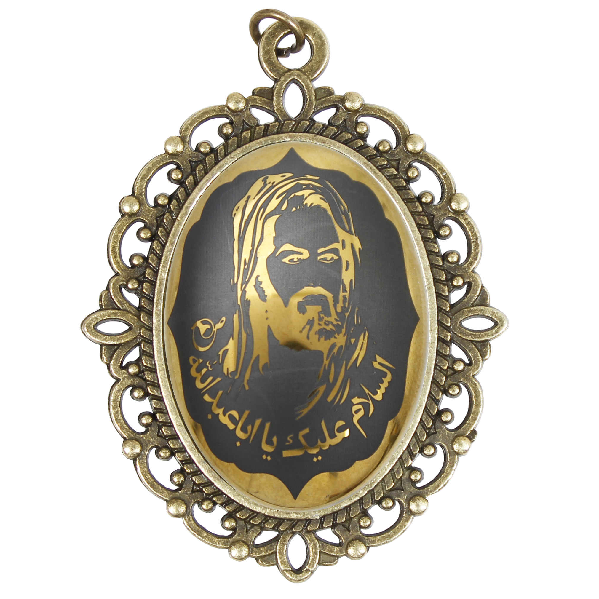 Main image of 伊斯兰赤铁矿 Hadid 吊坠 – 适合什叶派穆斯林