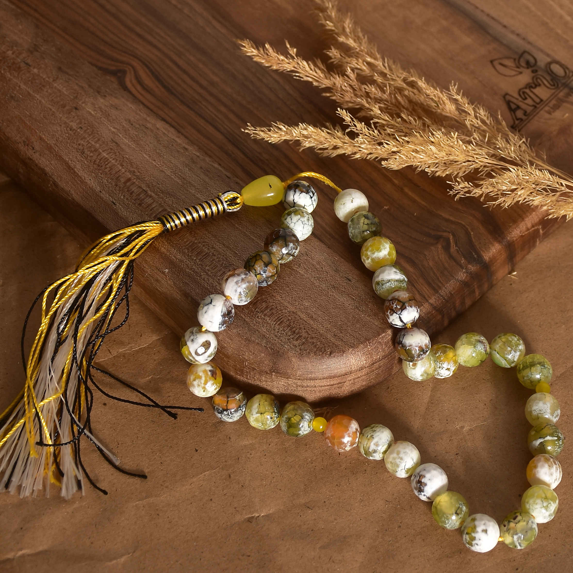 伊斯兰马达加斯加玛瑙念珠 —— 33颗祈祷珠 Tasbih Misbaha