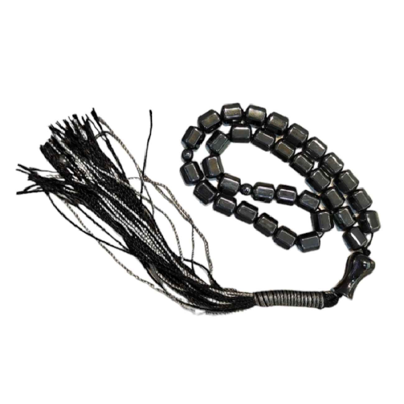 Main image of 伊斯兰天然赤铁矿念珠 —— 33颗祈祷珠 Muslim Tasbih