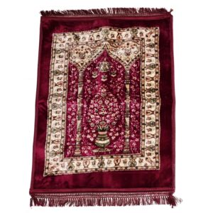 伊斯兰矫形祈祷毯 – 天鹅绒加厚 Janamaz Sajadah
