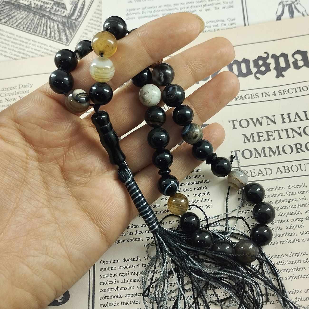 伊斯兰苏莱曼哈基克念珠 —— 33颗祈祷珠 Muslim Tasbih