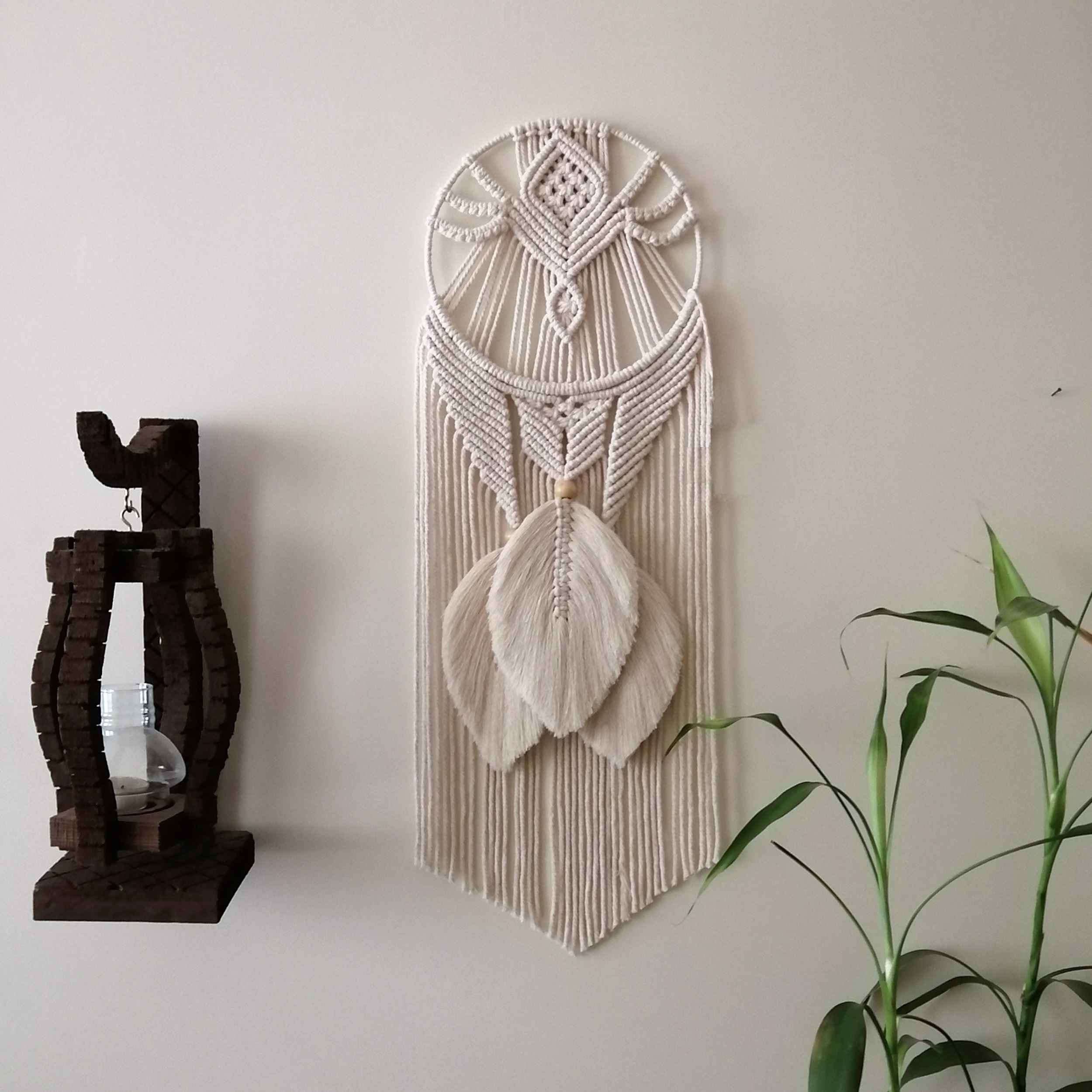 波西米亚风编绳挂毯艺术 W113 型号